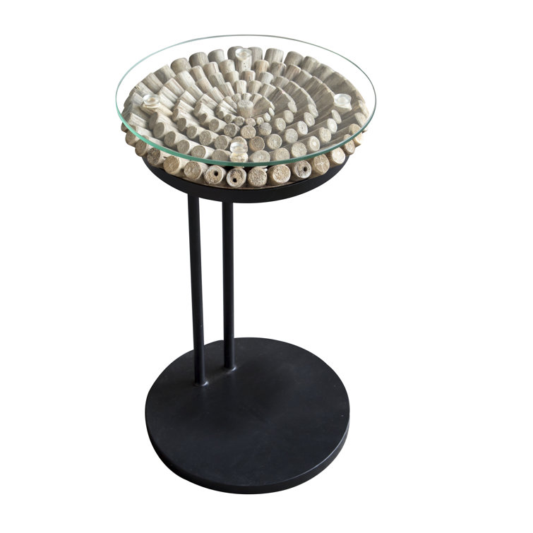 Union Rustic Ryde Driftwood Side Table Wayfair.co.uk